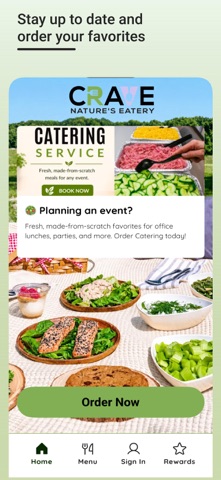 Crave Natures Eatery Screenshot 1 of 6