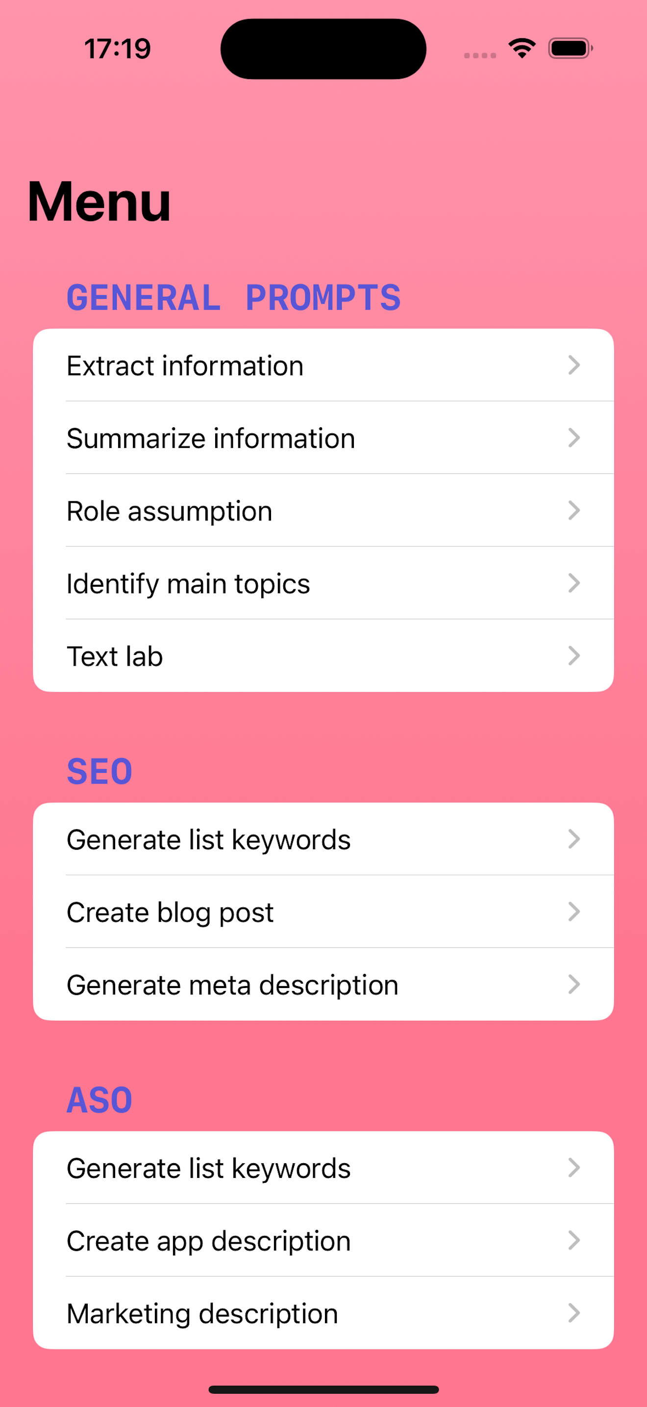 AI Prompt Builder