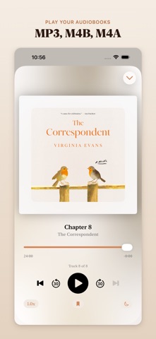 Audiobook Player: MP3 M4A M4B Screenshot 1 of 7
