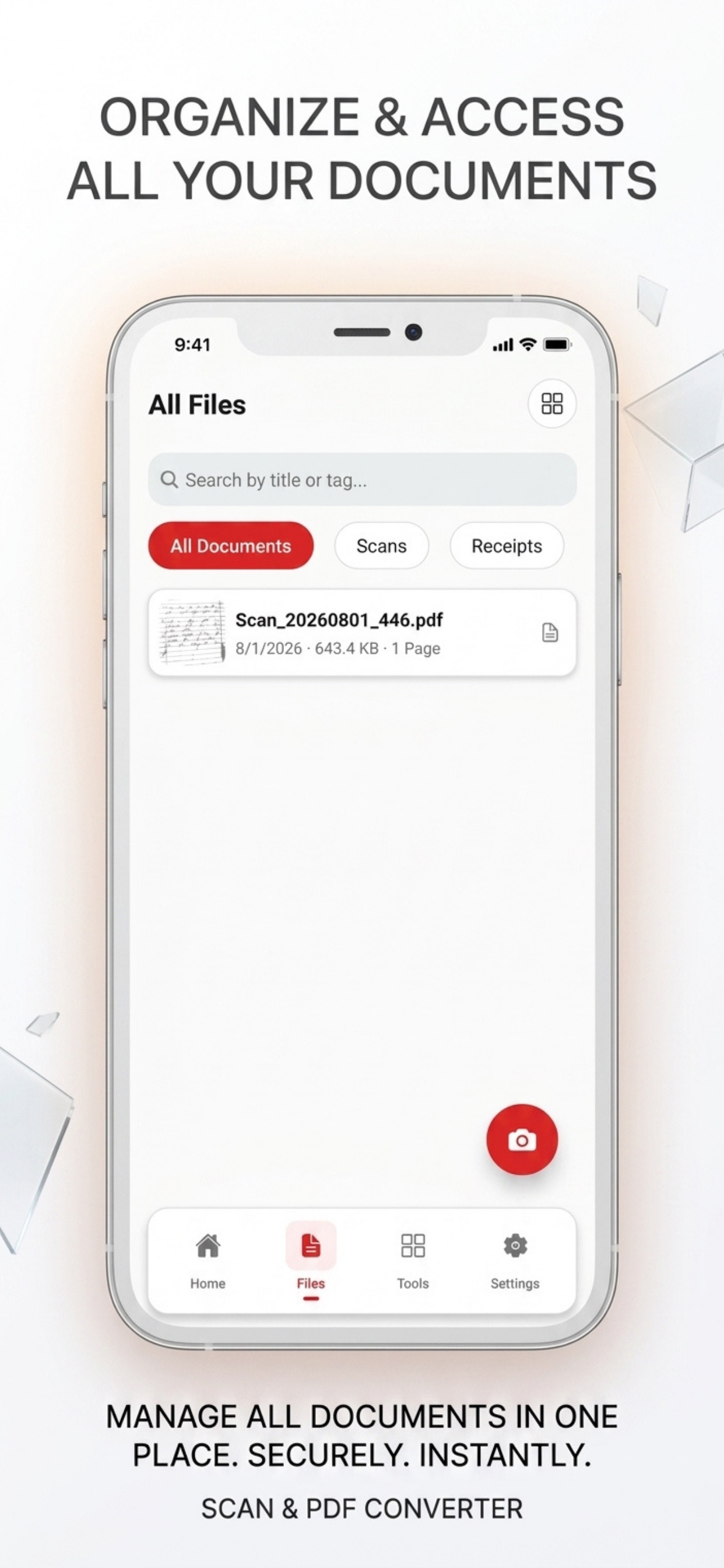 Screenshot 1 of Scanly Document