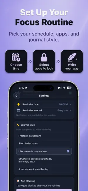 JournalFirst : Write to Unlock screenshot 4