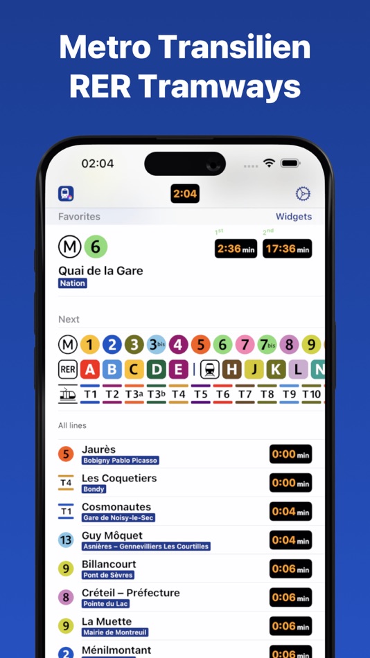 #4. Paris Metro - Train Countdown (iOS) 由: Tom Medioni