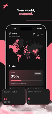 There: Your Travel Map Screenshot 1 of 8