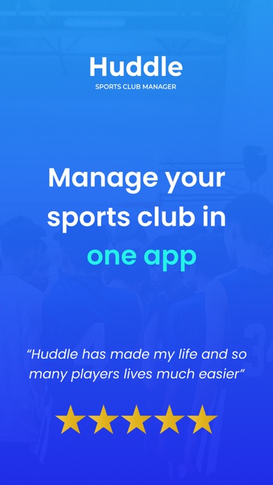 Huddle - Sports Club Manager Screenshot