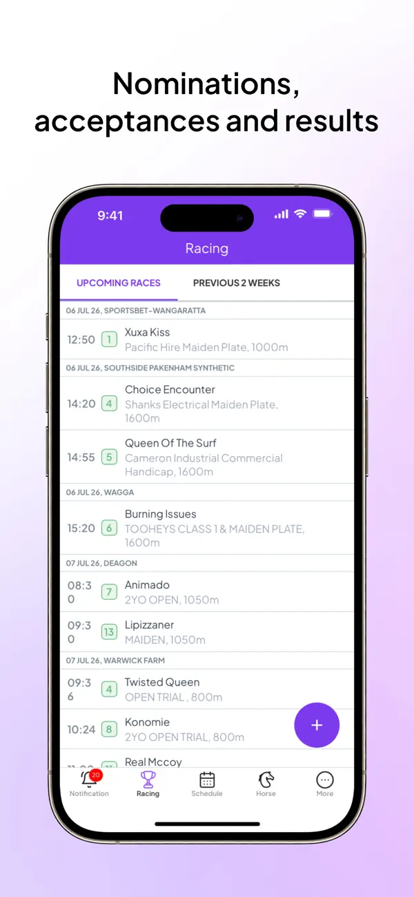 Screenshot #1 pour Prism - Horse Management