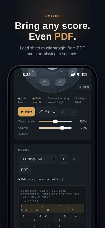 WisePan-Handpan RhythmExercise screenshot 3 of 5