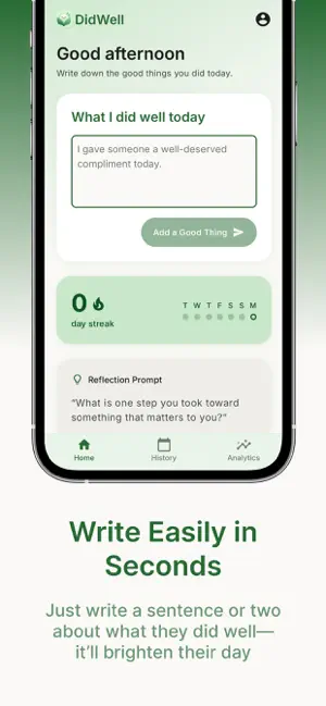 DidWell: AI Gratitude Journal screenshot 2
