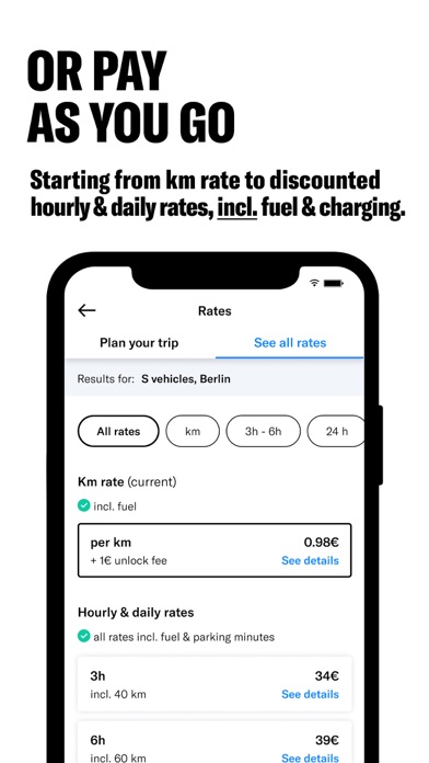 MILES Car & Van Sharing Screenshot
