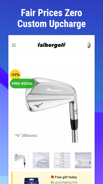 falbergolf iPhone screenshot 4 - Shopping app