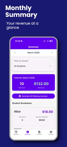 SessionEasy: Coach Invoices Screenshot 5 of 5