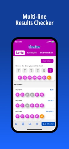 NY Lottery App iPhone screenshot
