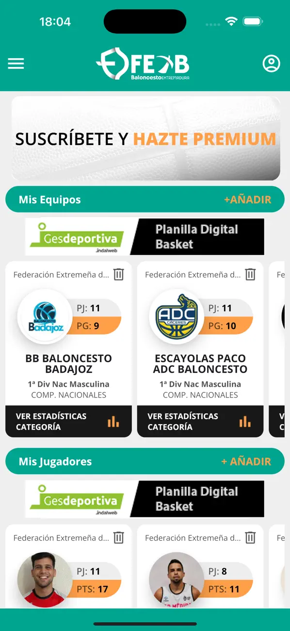 Screenshot #1 pour Afición FEXB