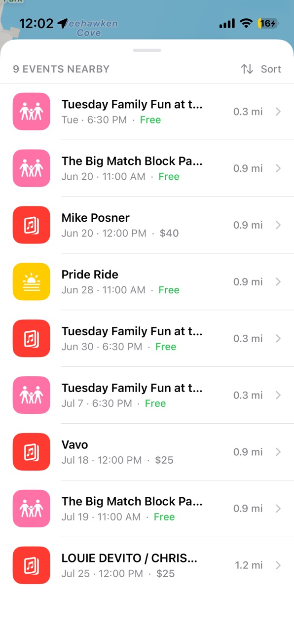 iPhone screenshot