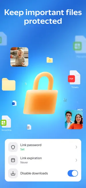 Yandex Disk secure storage screenshot 4