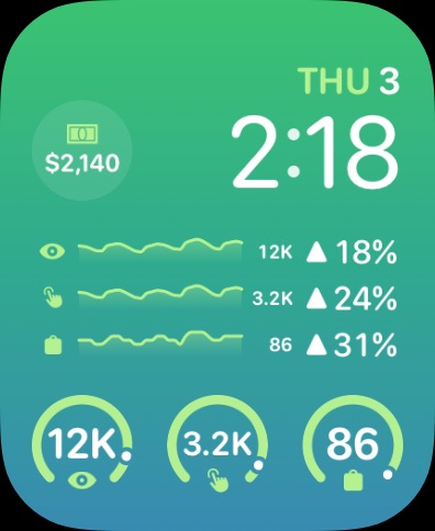 Milkshake — Website Builder: official Apple Watch preview 2 (opens full image in a new tab)