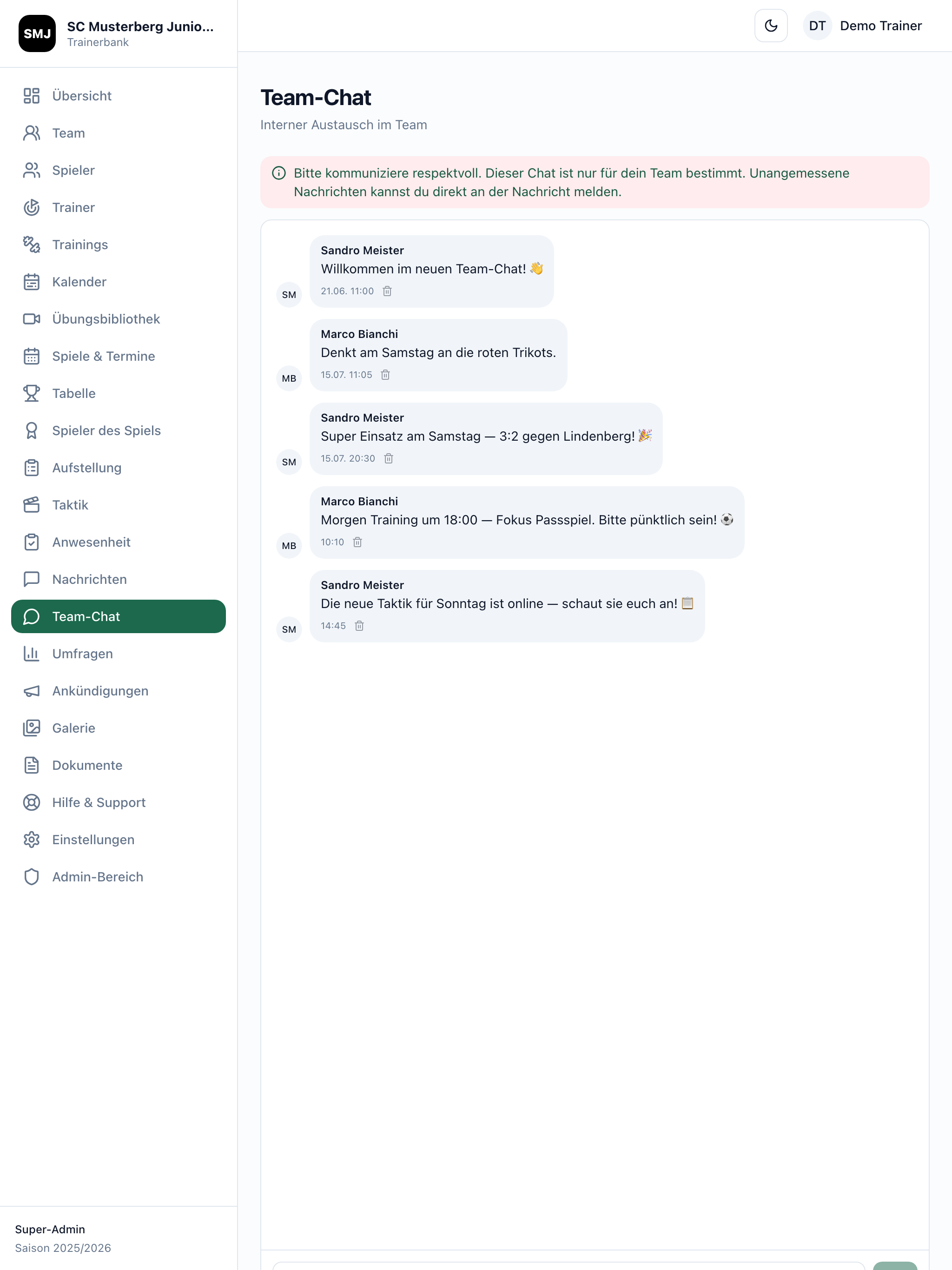 Trainerbank screenshot 14