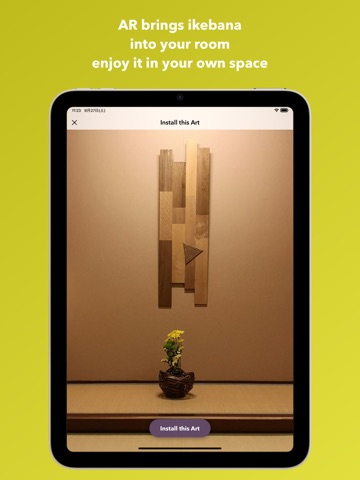 Ikebana Lab – 3D AR Flower Art iPad screenshot