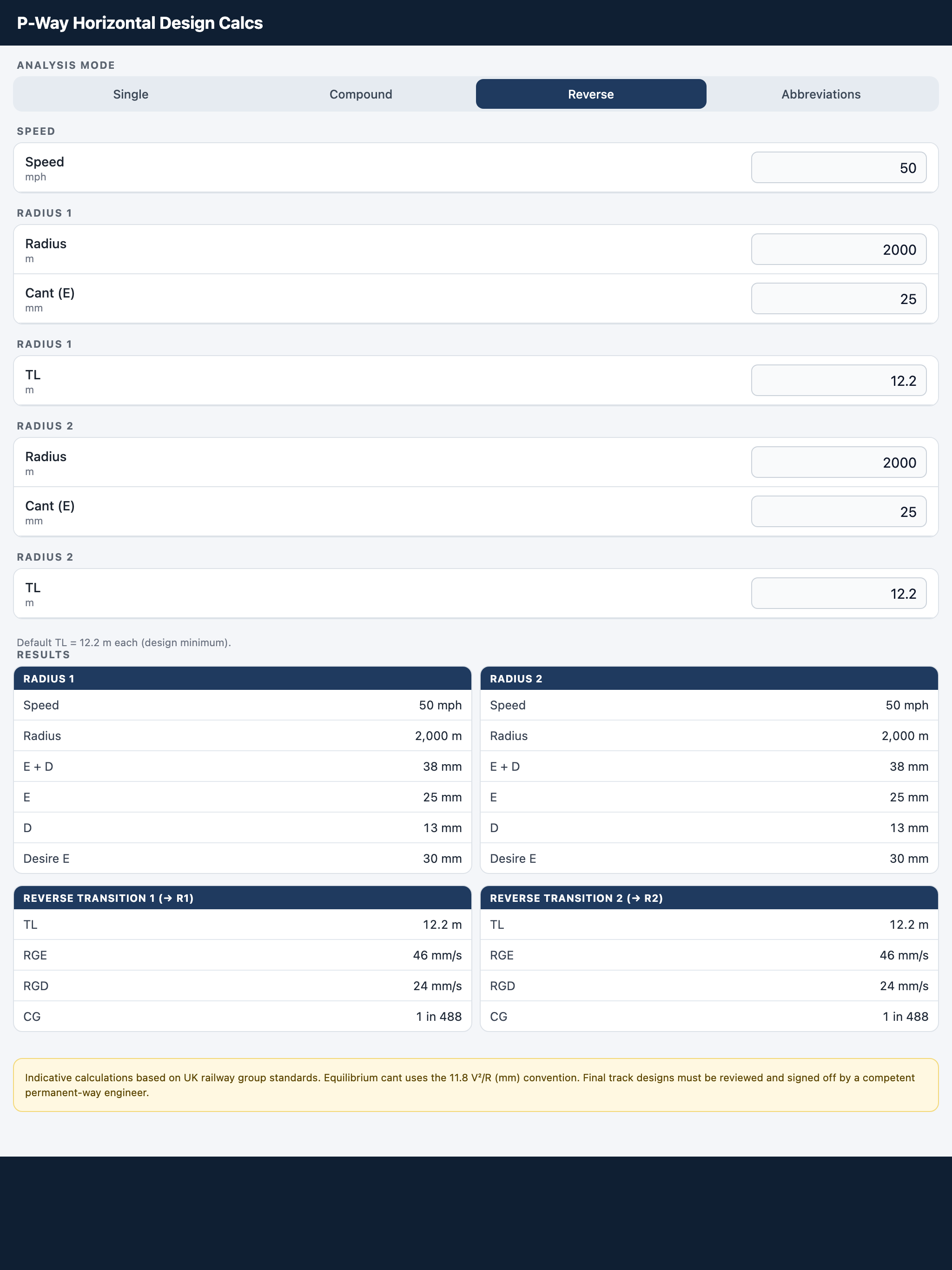 P-Way Horizontal Design Calcs screenshot 8