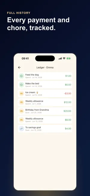 Allowance Tracker - Chores screenshot 4