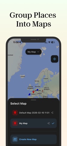 Mappino: Map Marker & Places screenshot