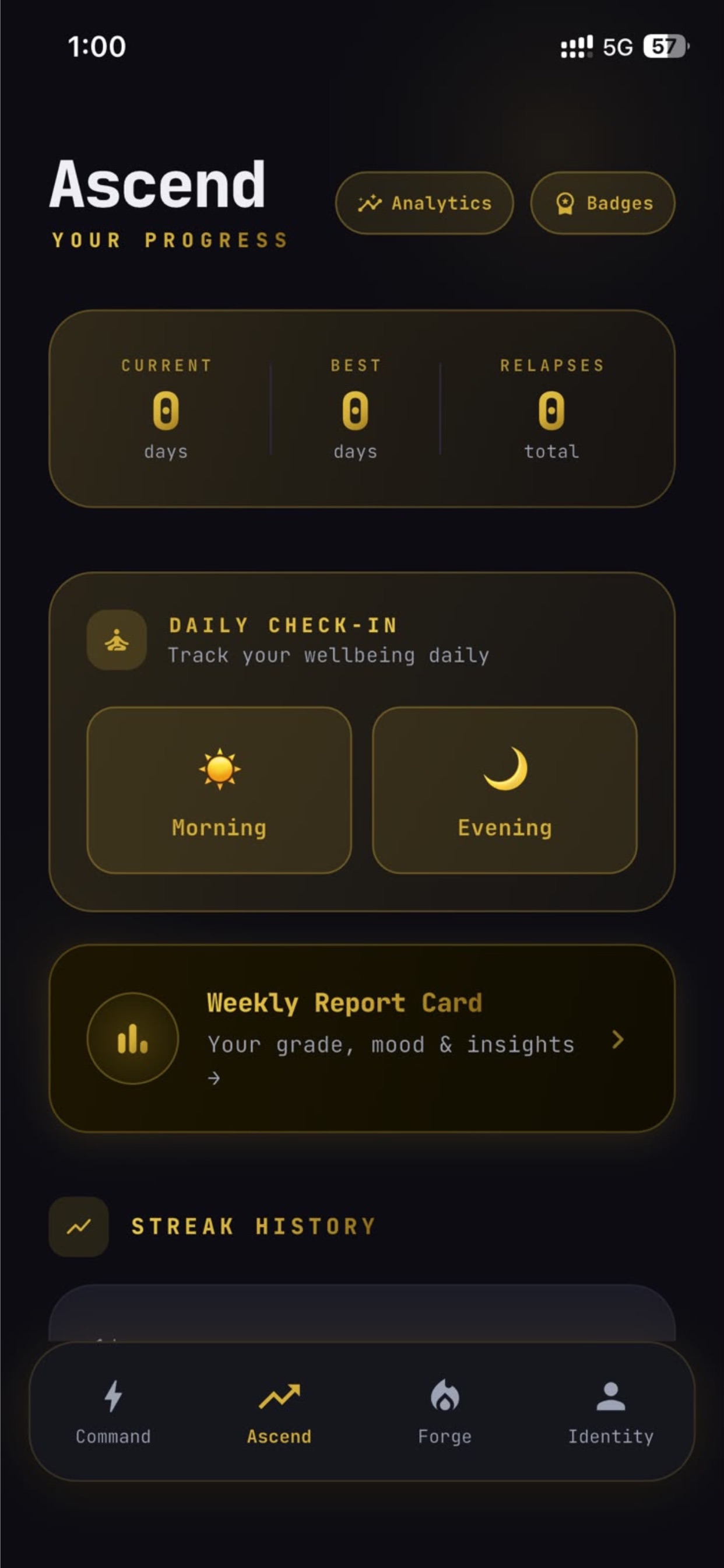 Screenshot 2 of Reclaim: Quit Porn & Reboot