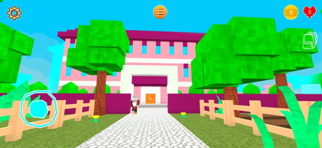 Pink Princess House Craft Game screenshot 1