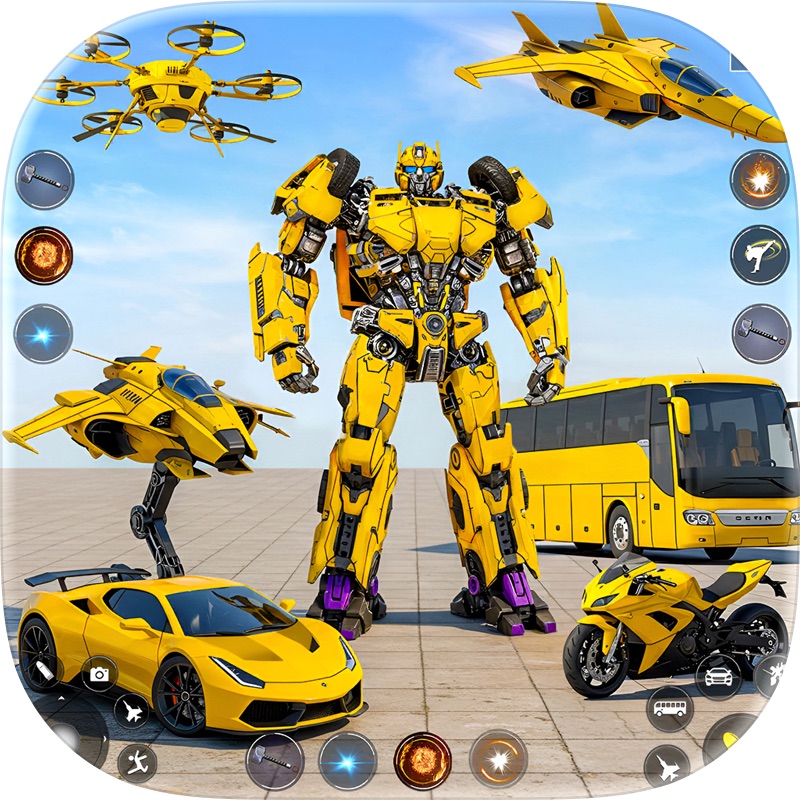 juego de autos multi-robot screenshot 1