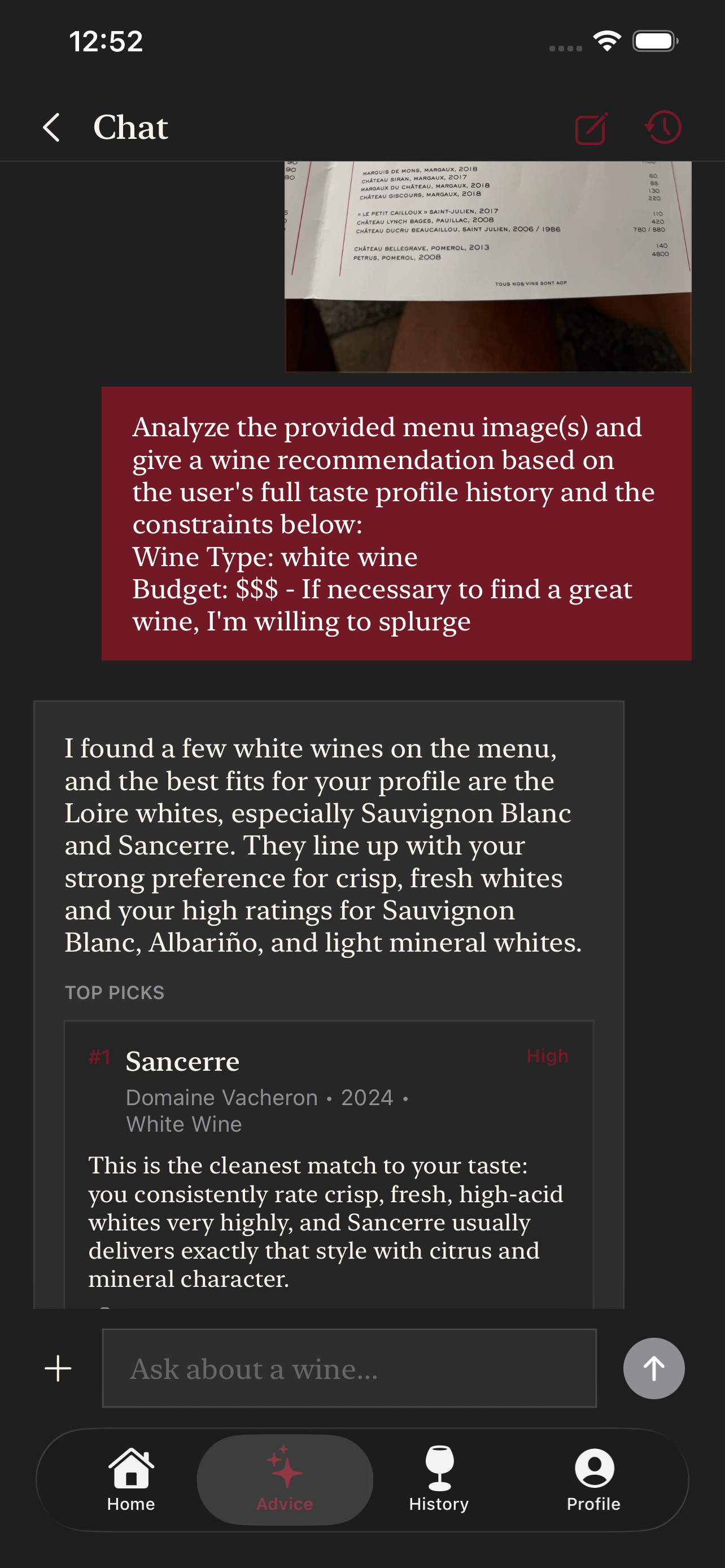 WineAI - Tailored To You screenshot 3