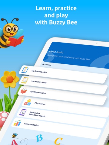 Buzzy Bee Spelling iPad screenshot