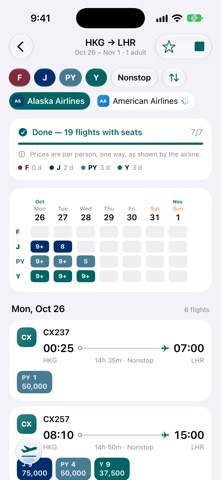 Award Radar: Miles & Points Screenshot 2 of 5