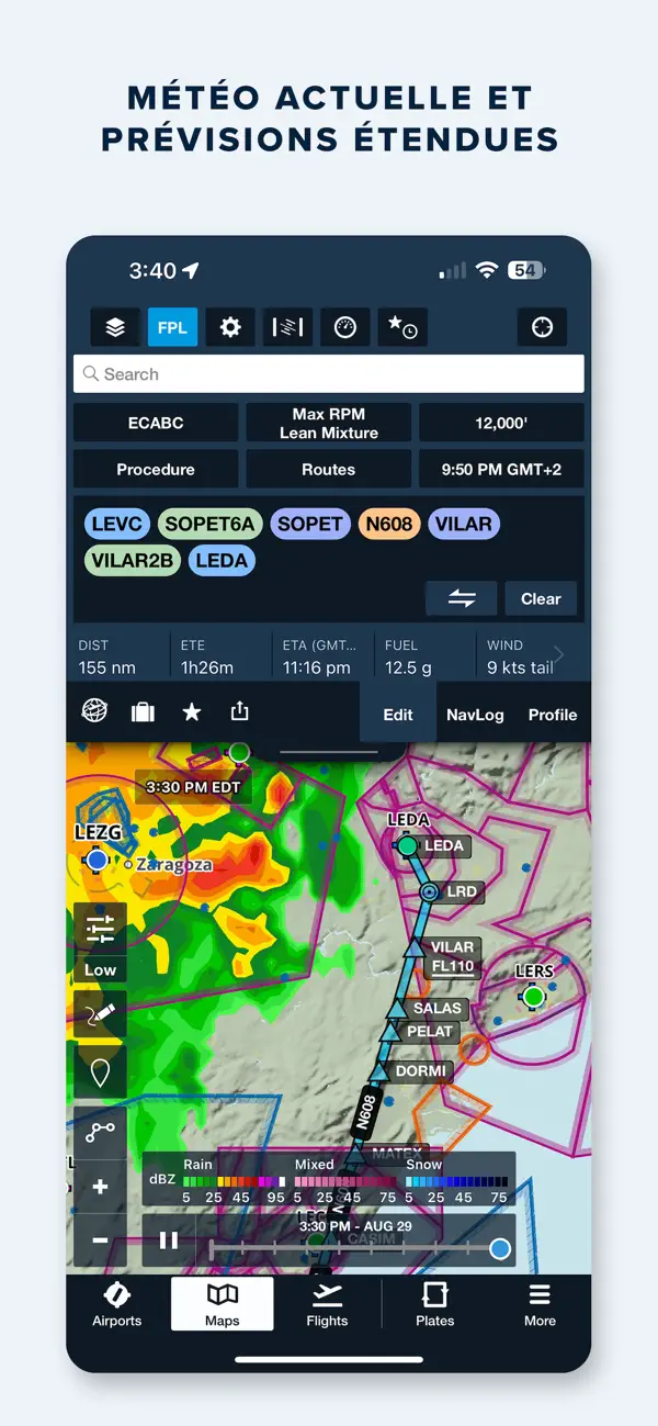 Screenshot #2 pour ForeFlight Mobile EFB