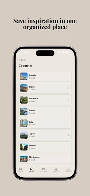 Reis - Travel, Curated screenshot 3