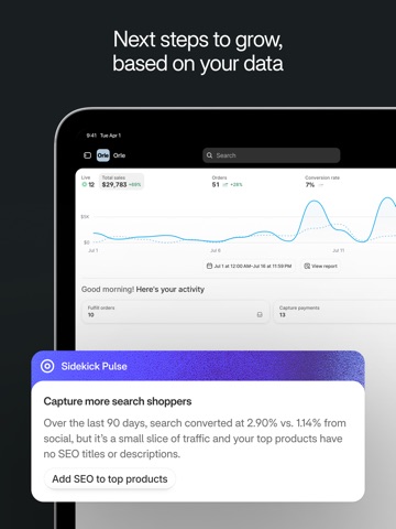 Shopify: Sell. Run a business. iPad screenshot 6