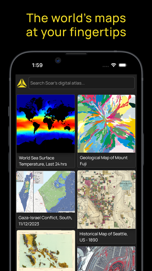#1. Soar - The New Atlas (iOS) 由: Soar.Earth Ltd