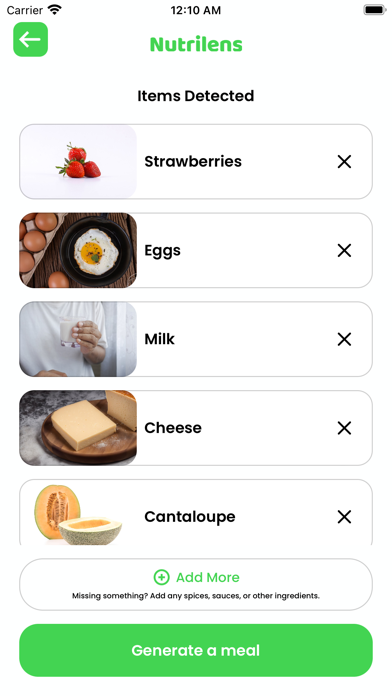 Nutrilens AI Screenshot
