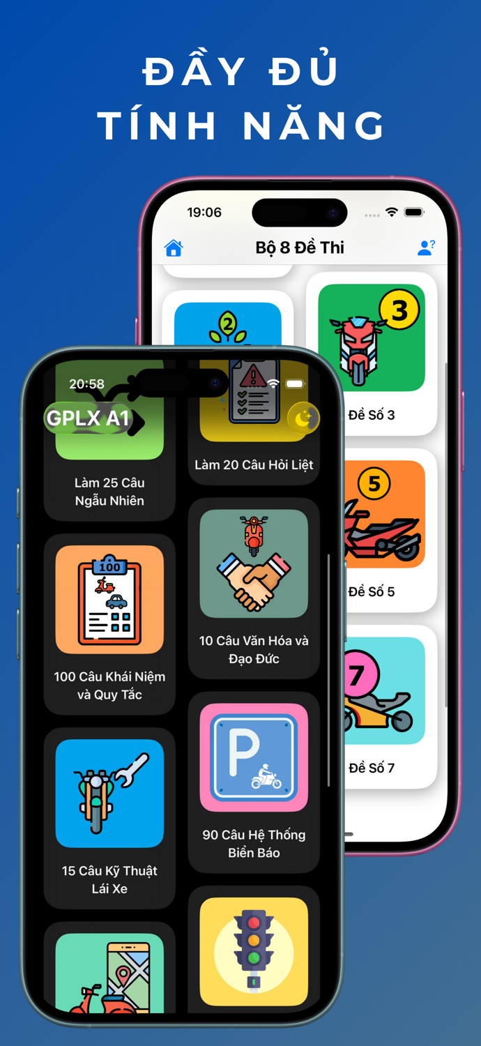 Ôn Thi 250 Câu GPLX A1