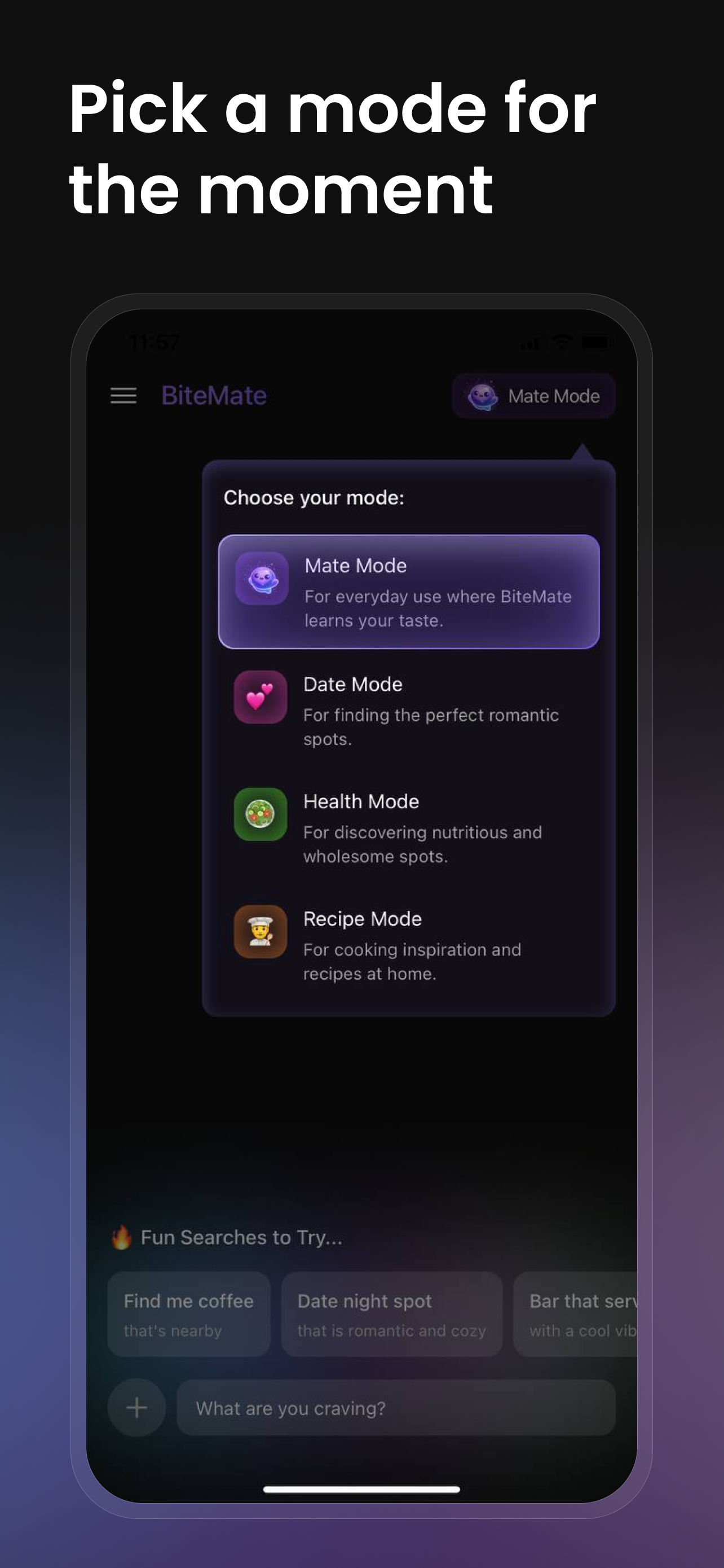 BiteMate – AI Food Finder