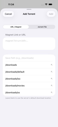 Simple qBittorrent Remote Screenshot 5 of 5
