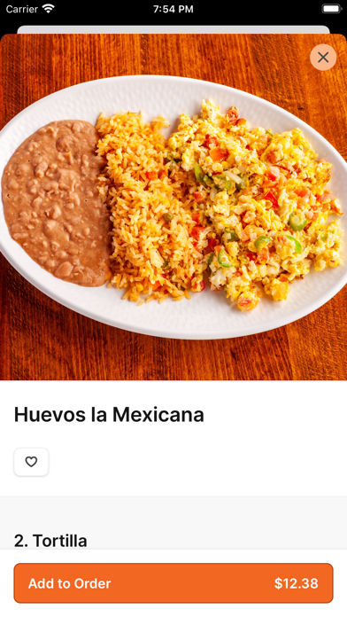 Taqueria Taxco To Go iPhone screenshot 3 - Food & Drink app