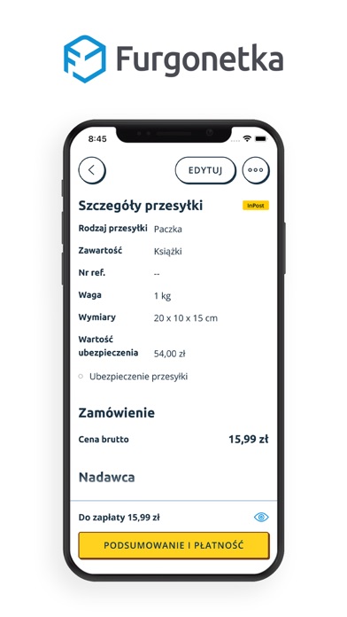 Furgonetka - nadawanie paczek Screenshot