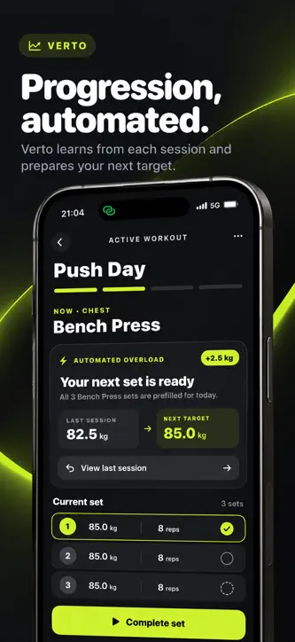 Verto: Gym Workout Tracker screenshot 6