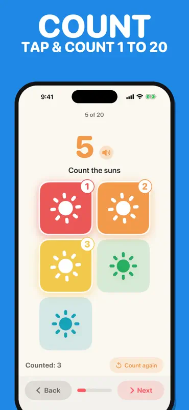 Counting 1 to 100 for Kids screenshot 1 of 8
