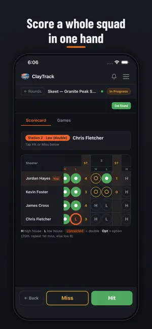 ClayTrack Scorekeeper screenshot 1