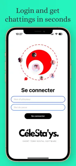Captura de pantalla de CeleStays en iPhone 3