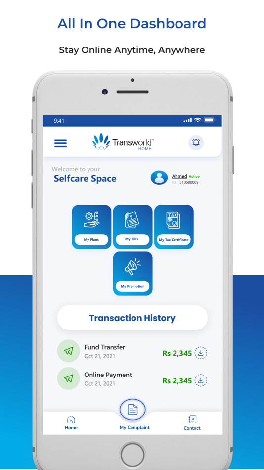 #1. My Transworld (iOS) 게시자: TRANS WORLD ENTERPRISE SERVICES