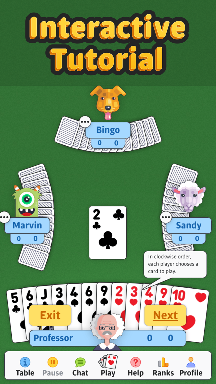 Hearts Multiplayer Card Game