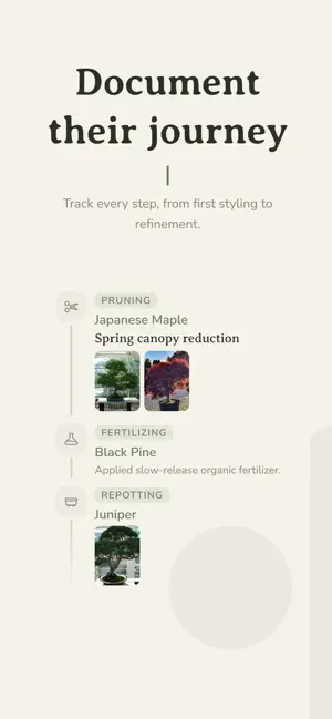 kinoki - bonsai journal & care screenshot 2