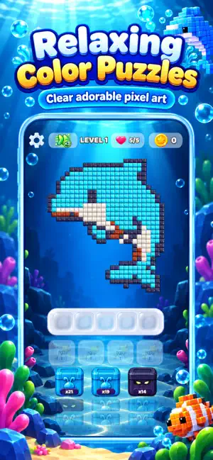 Bachi Flow: Pixel Sort Puzzle screenshot 3
