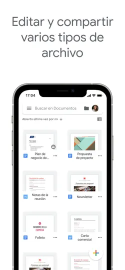 Captura de pantalla de Documentos De Google en iPhone 3