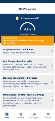 API 571 Helpmate screenshot
